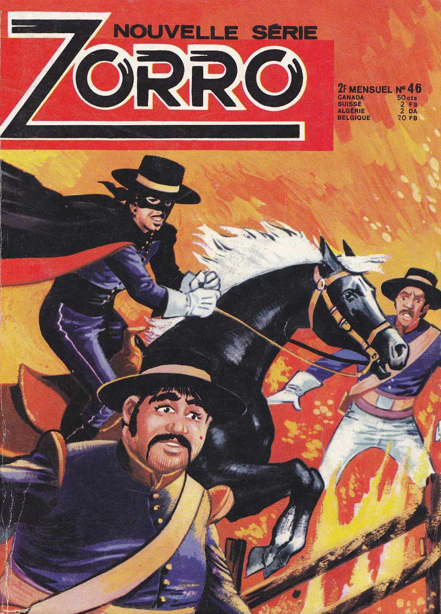 Scan de la Couverture Zorro SFPI Poche n 46